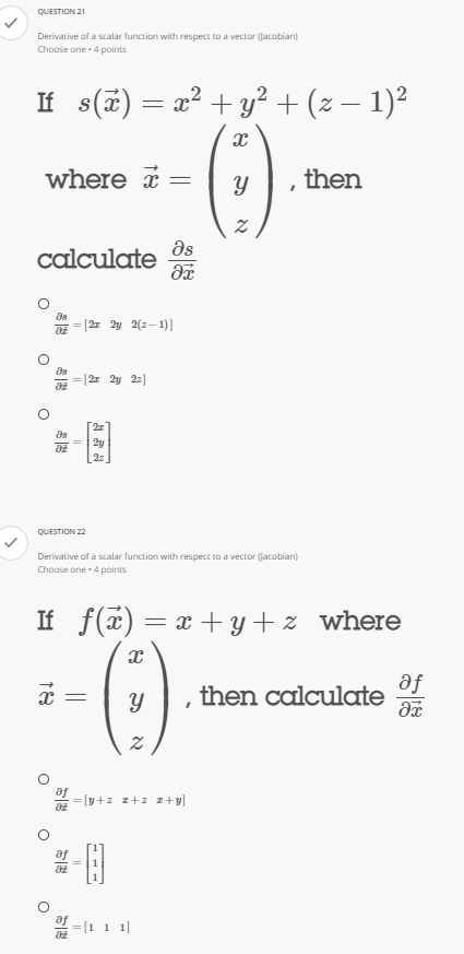 QUESTION 1 Converting from Rectangular Coordinate