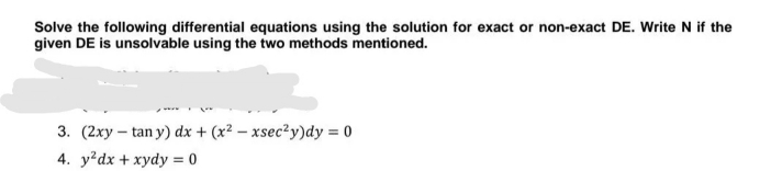Solve the following. Provide clean and clear