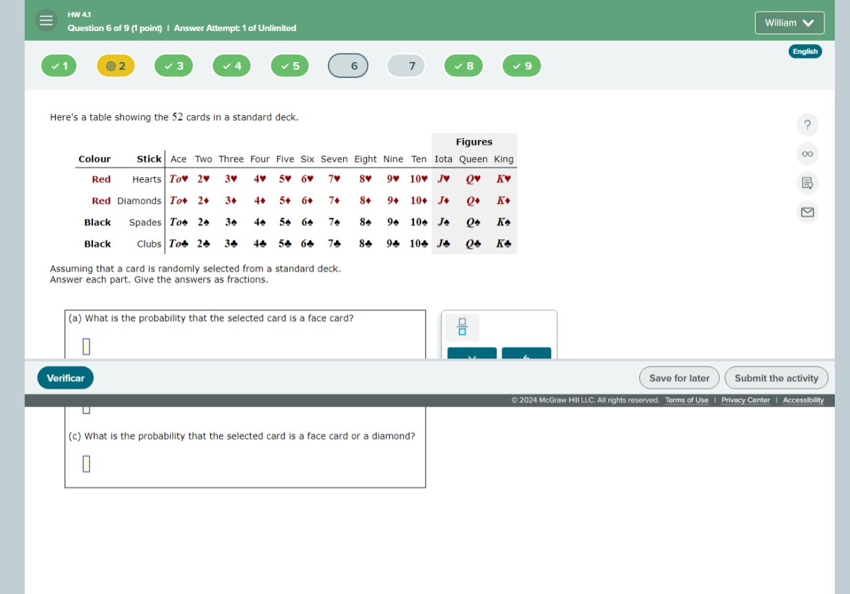 BN Question 6 of 9 (1 point) | Answer Attempt: 1