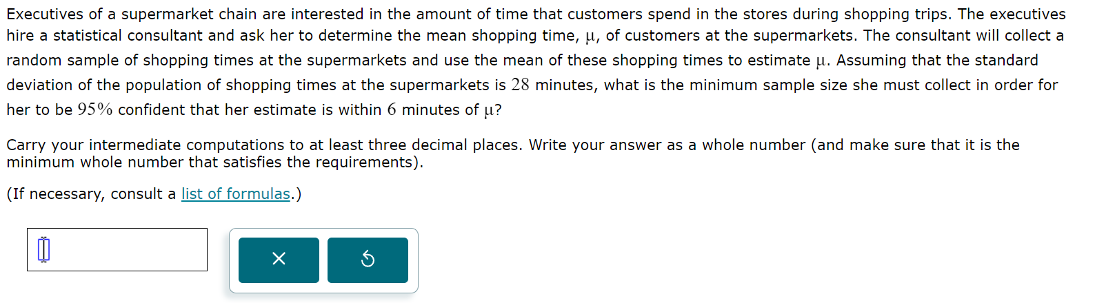 Question 2Executives of a supermarket chain are