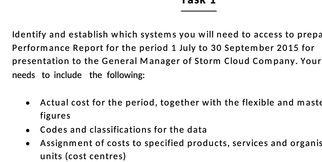 la)\" J. Identify and establish which systems you