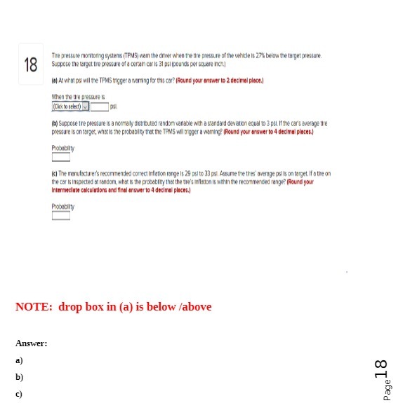 Tire pressure monitoring systems (TPMS) wam the
