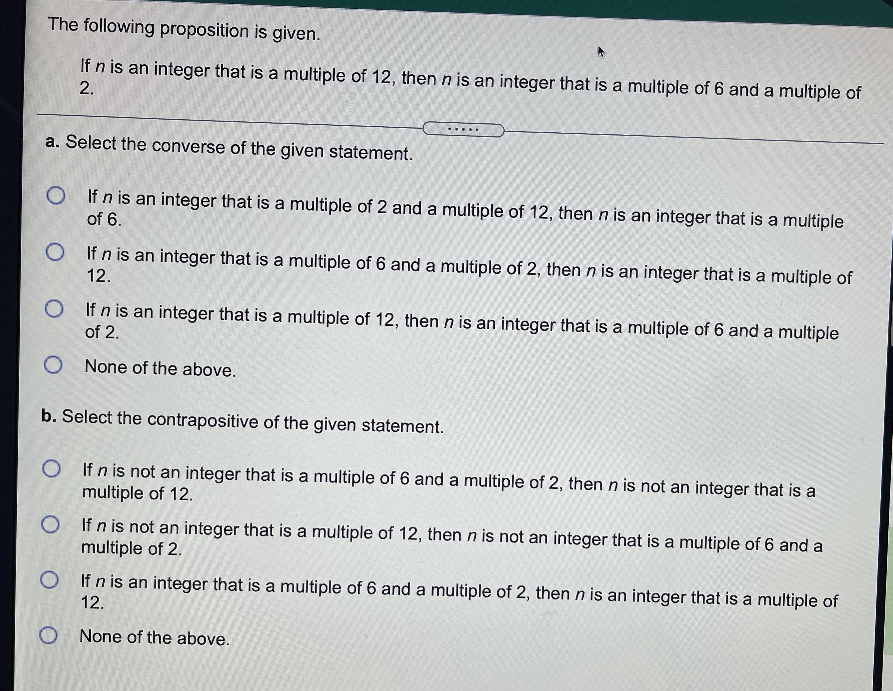 Please show work on how you got the answer The