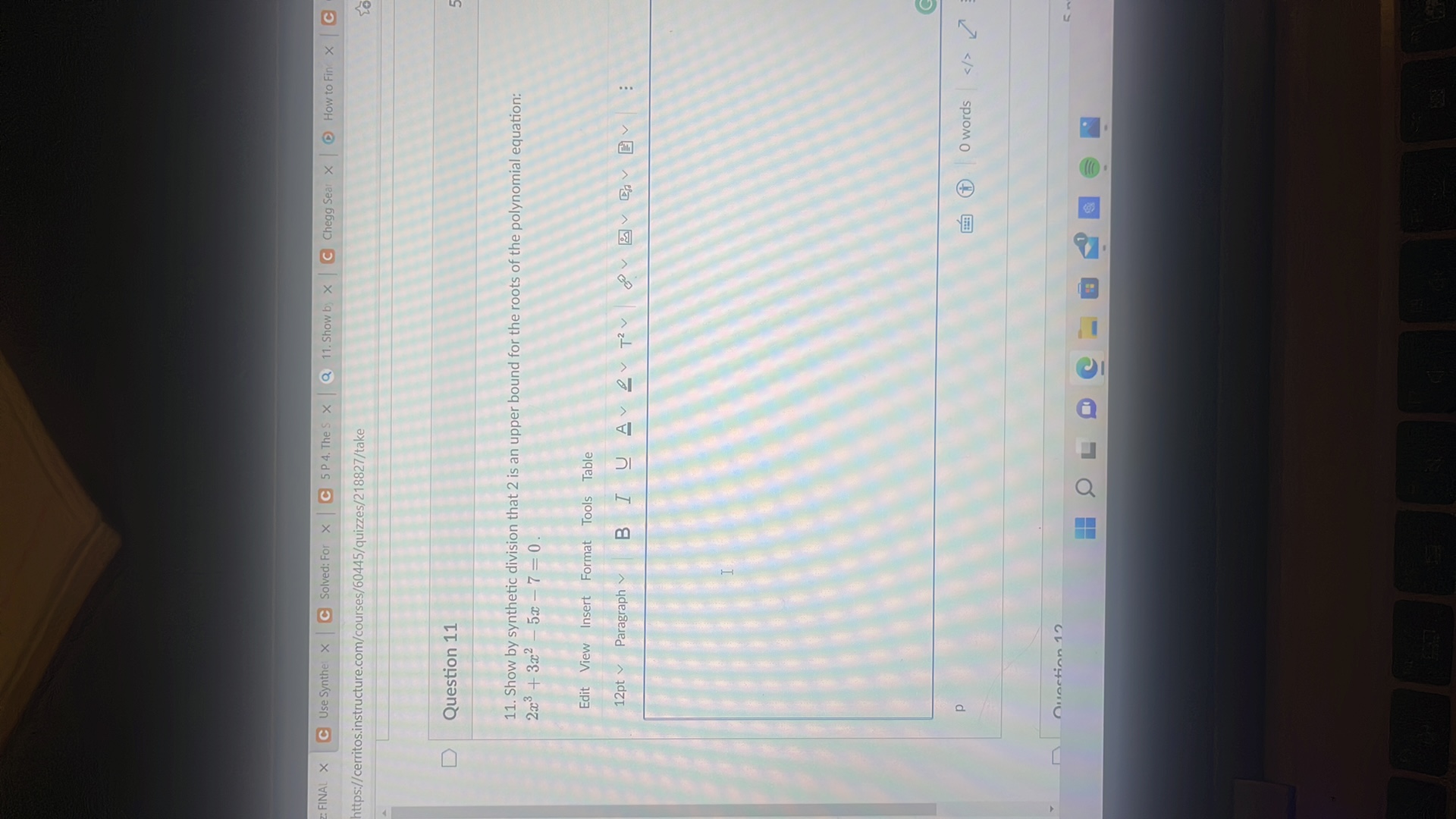 FINAL X C Use Synthel X C Solved: For X C 5 P 4.