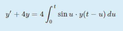 Cual es la solucion de la ecuacion t y' + 4y