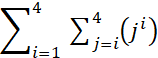Compute the values of the following nested