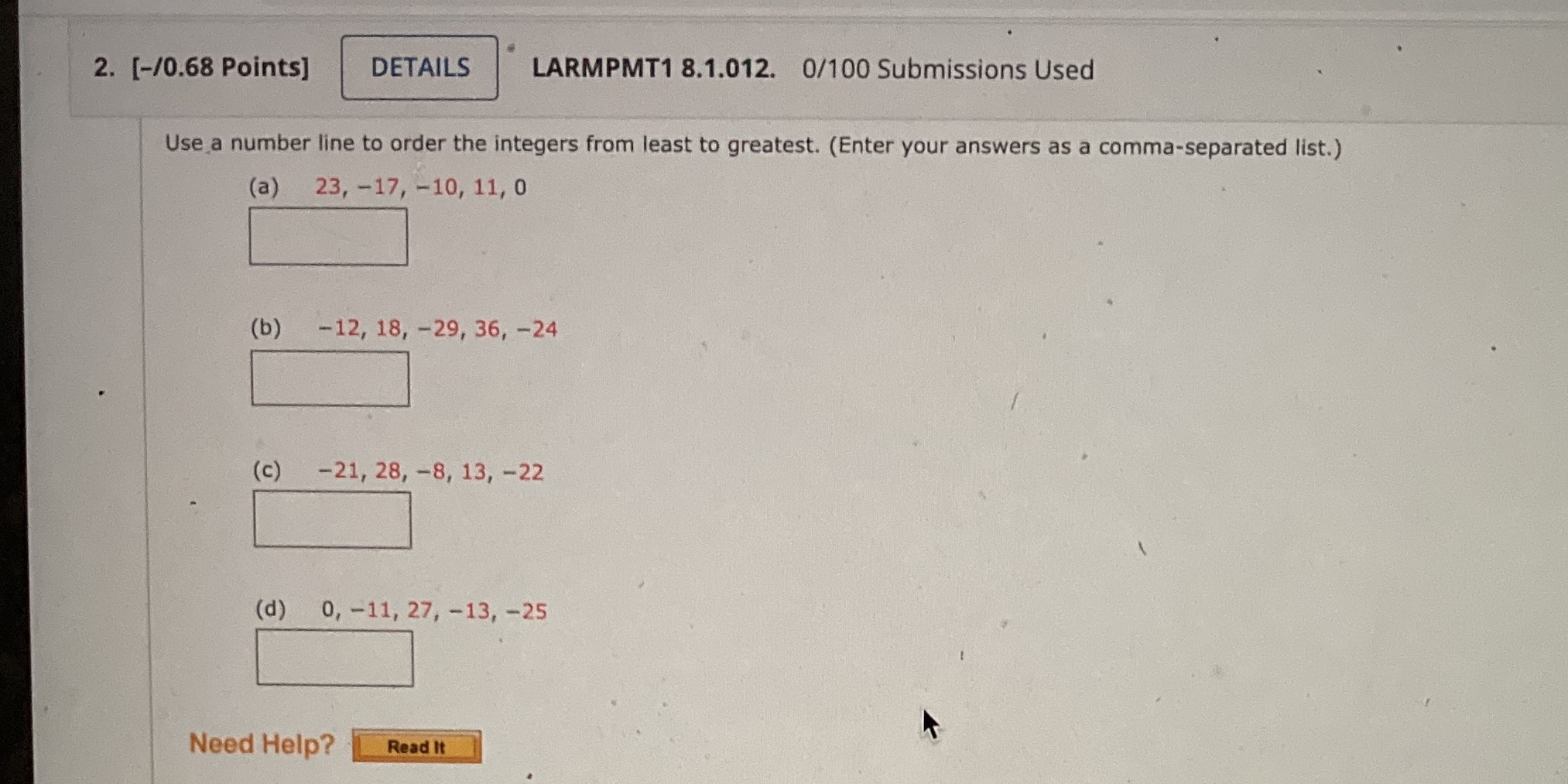 2. [-/0.68 Points] DETAILS LARMPMT1 8.1.012.