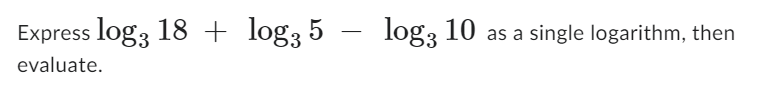 1) Evaluate 10g3 324 10g3 4. Show your
