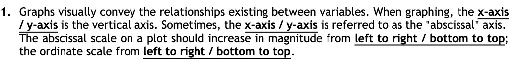 1. Graphs visually convey the relationships