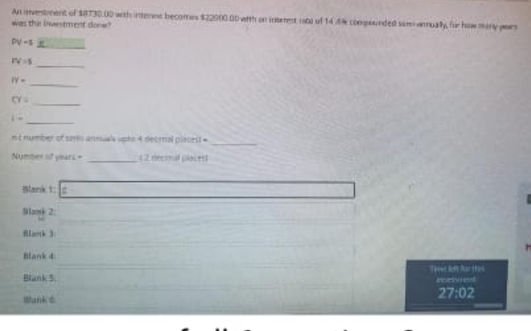 answer all of them An itemst ment of 38730.00