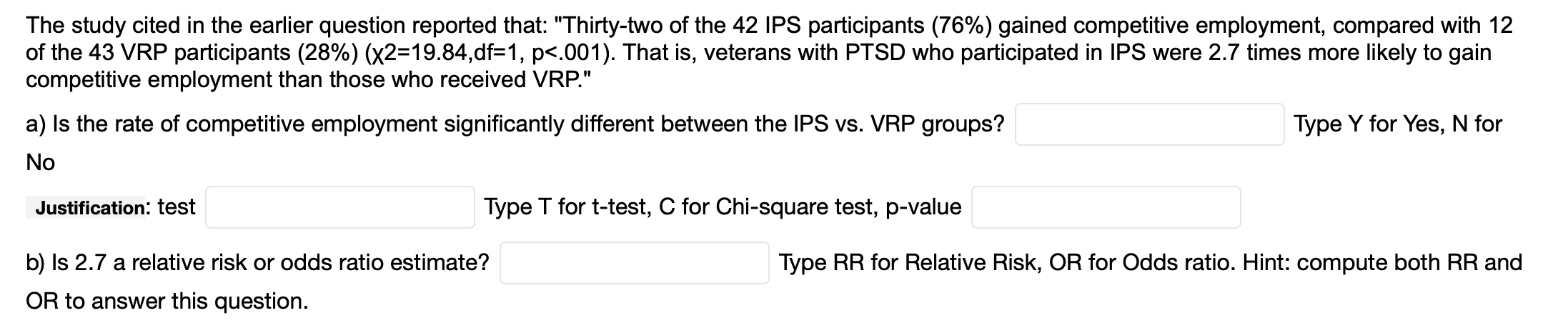 Baseline characteristics of veterans with