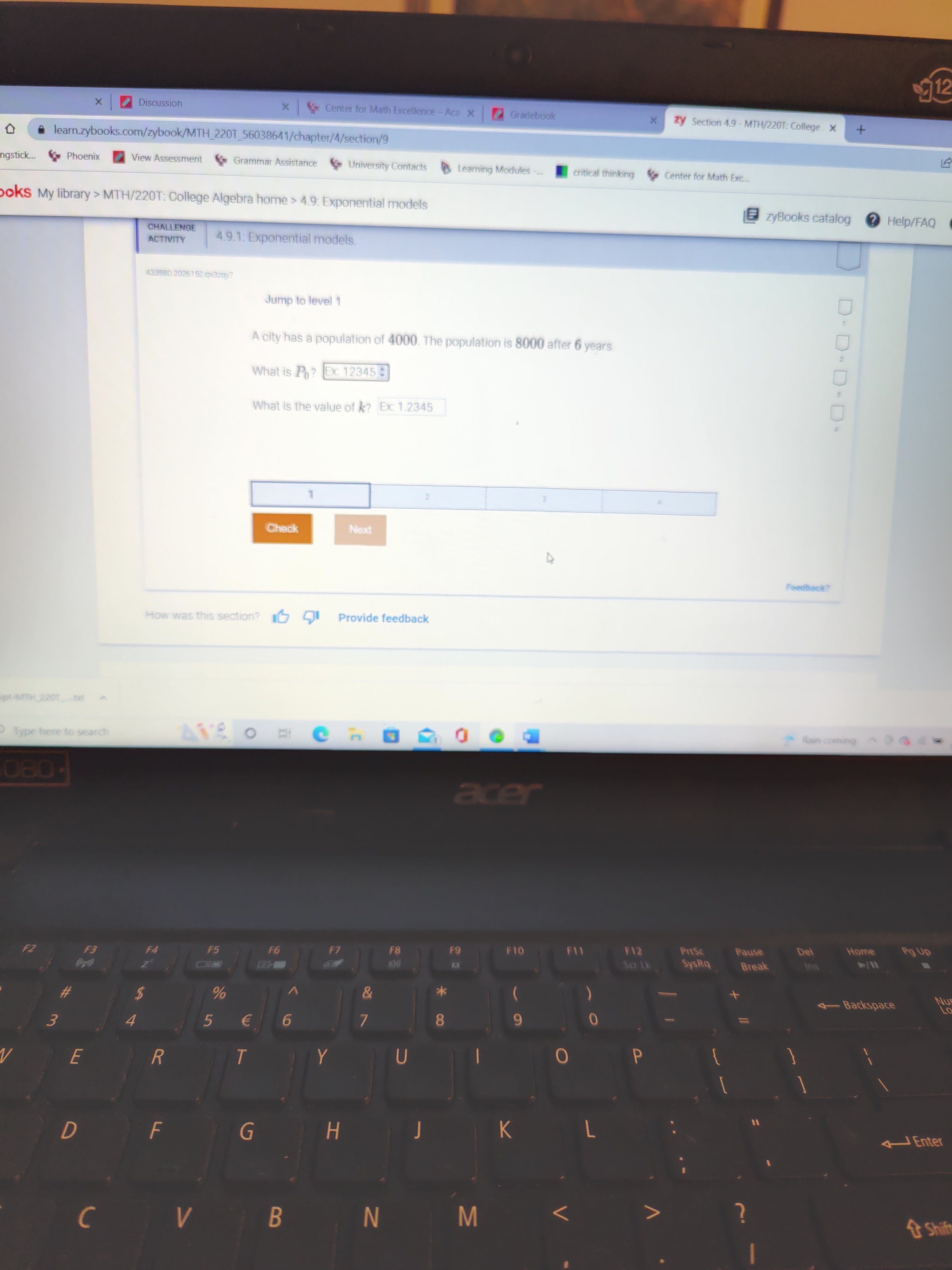 12 x Discussion * Center for Math Excellence -