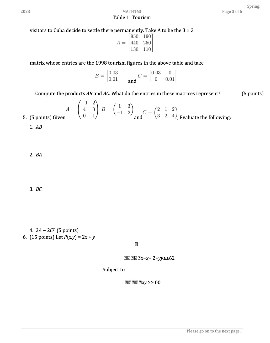 With the use of calculator technology, solve the