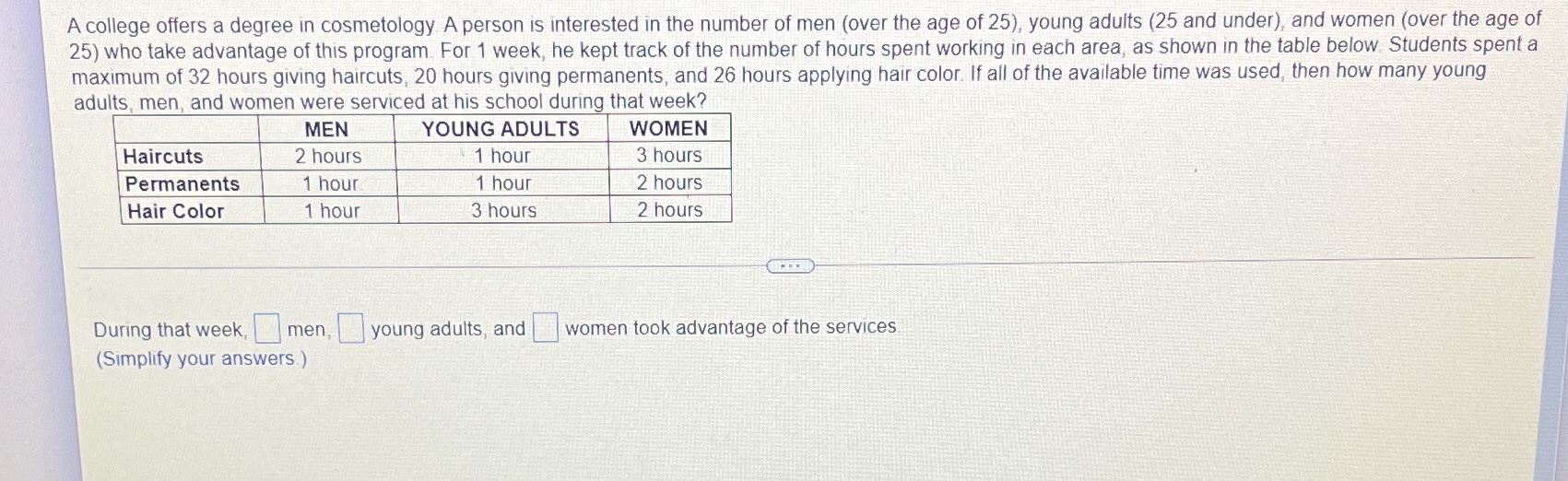 Thank you. A college offers a degree in