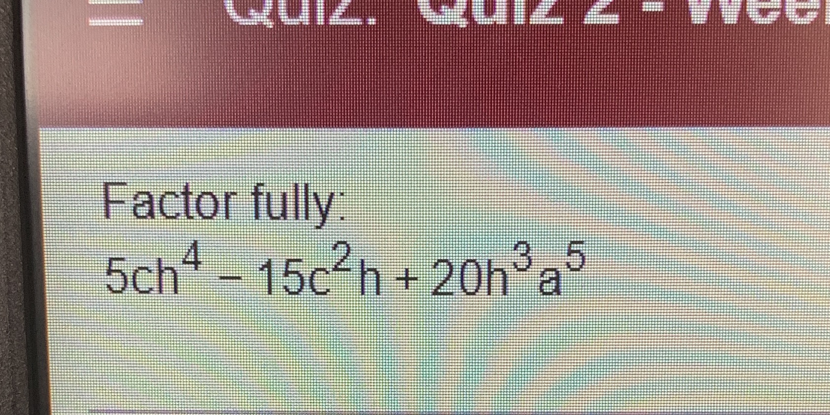QUIZ. 4012 & " VICE Factor fully: 5ch* - 15c