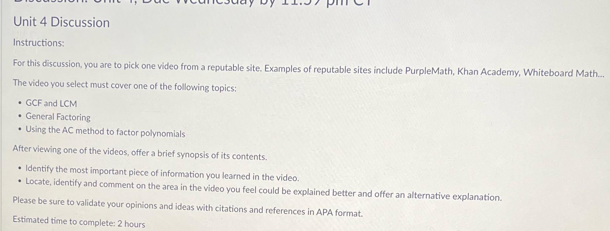 Please answer and discuss/explain using the