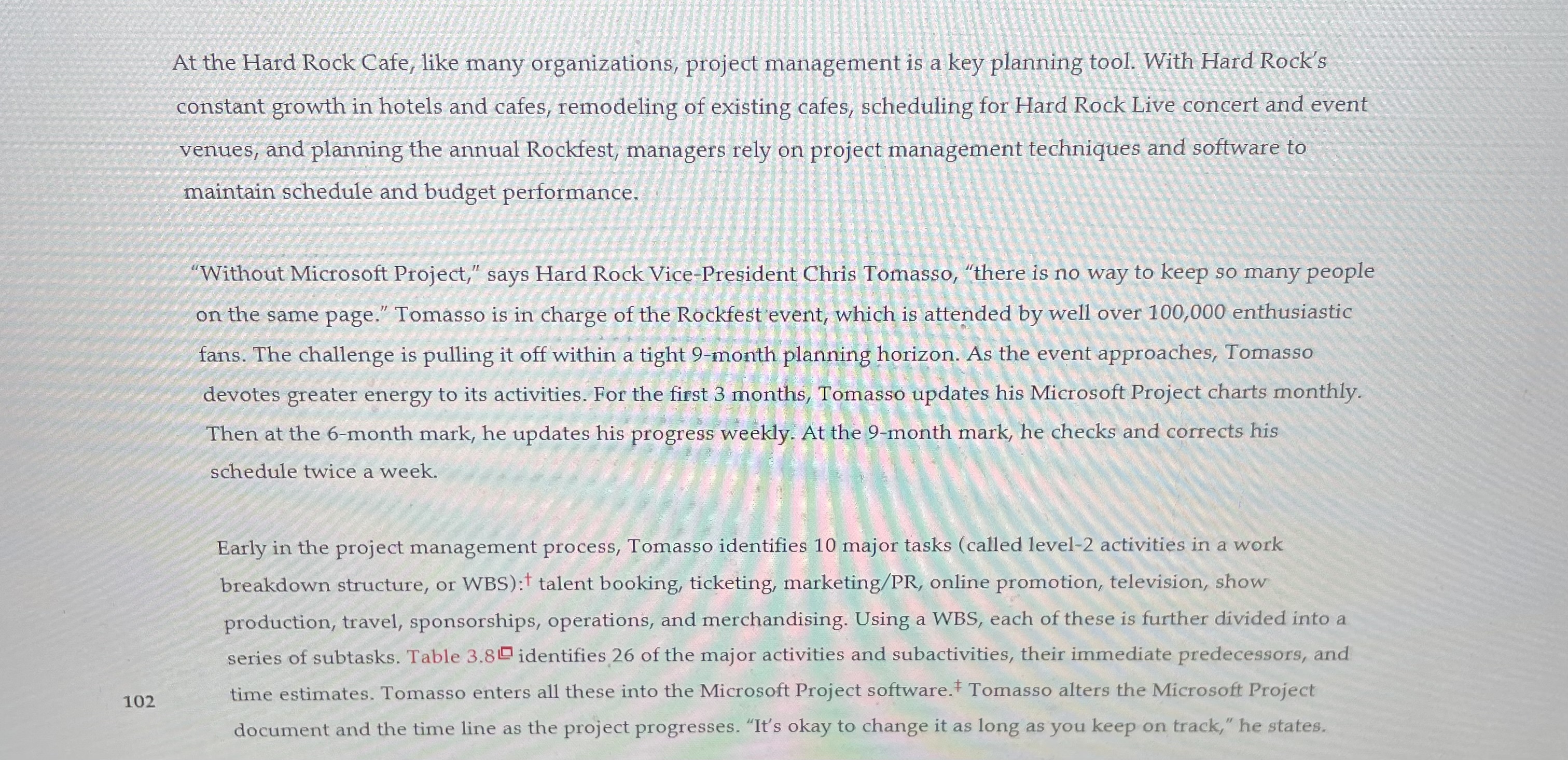 Please answer Hardrock part and explain: At the