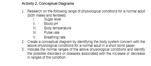 Activity 2. Conceptual Diagrams 1. Research on