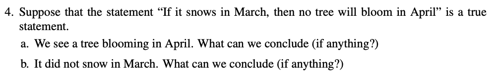 Write your proofs clearly using complete