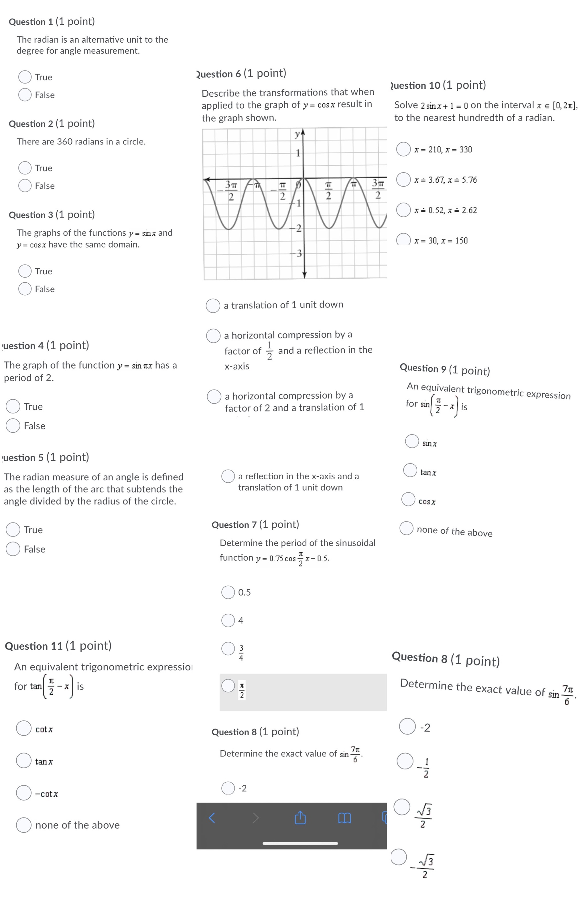 Advance functions (4U) 1 to 11 just the right