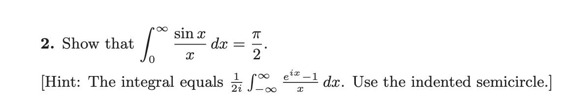 Please help on the complex analysis problem. The