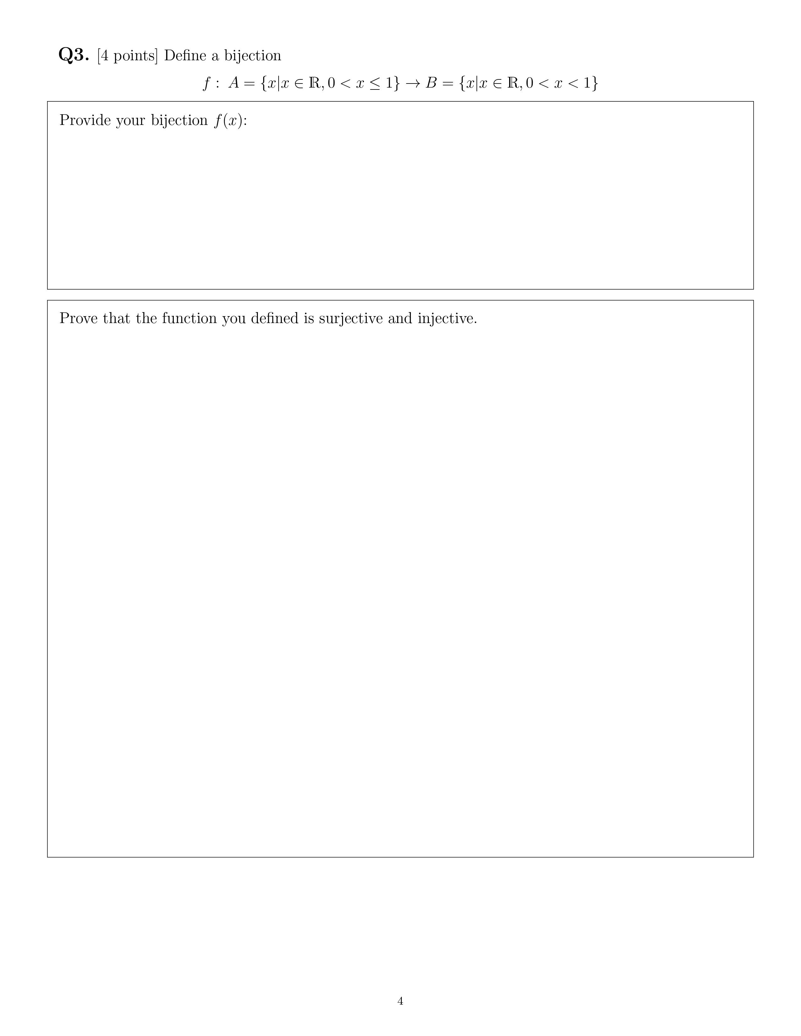 Qla. [3 points] Given a proof by cases of the