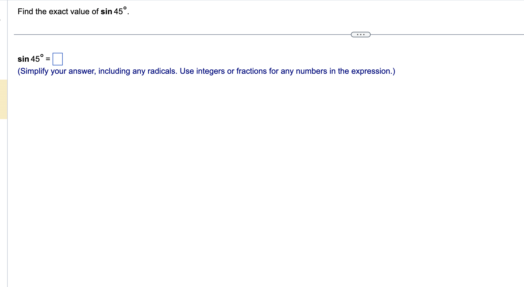 Use the reference angle to find the exact value