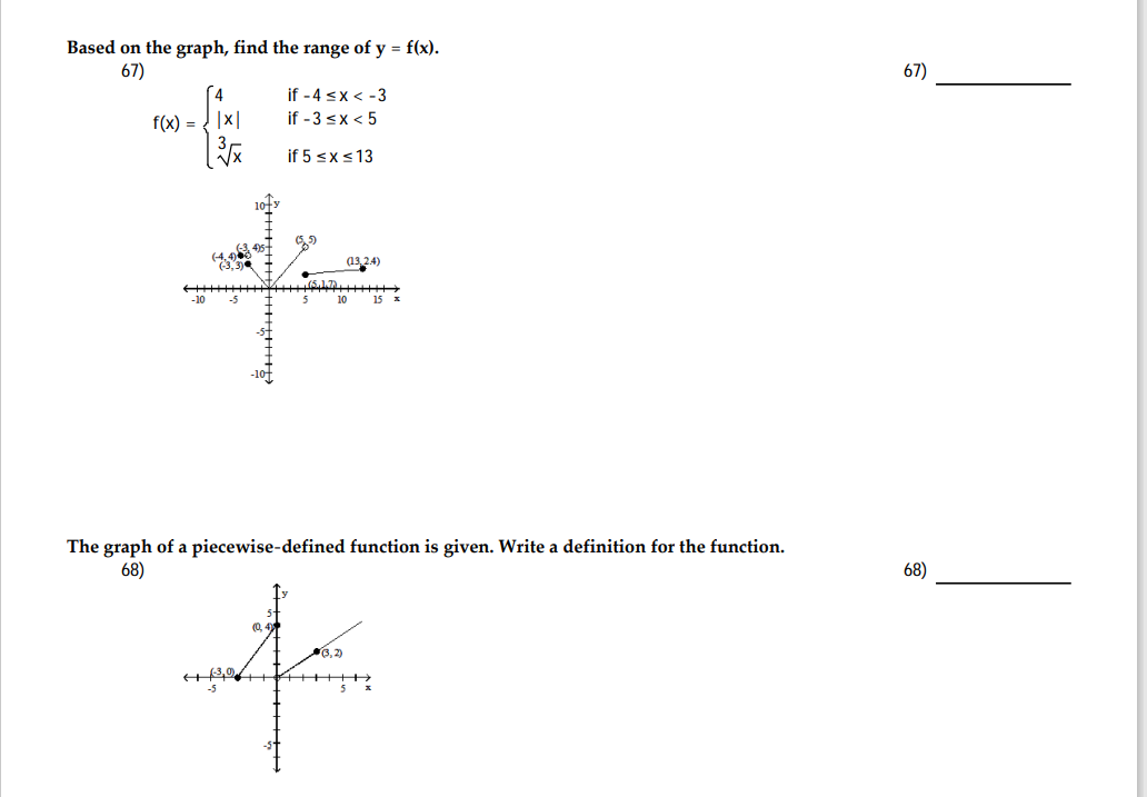 SHORT ANSWER. Write the word or phrase that best