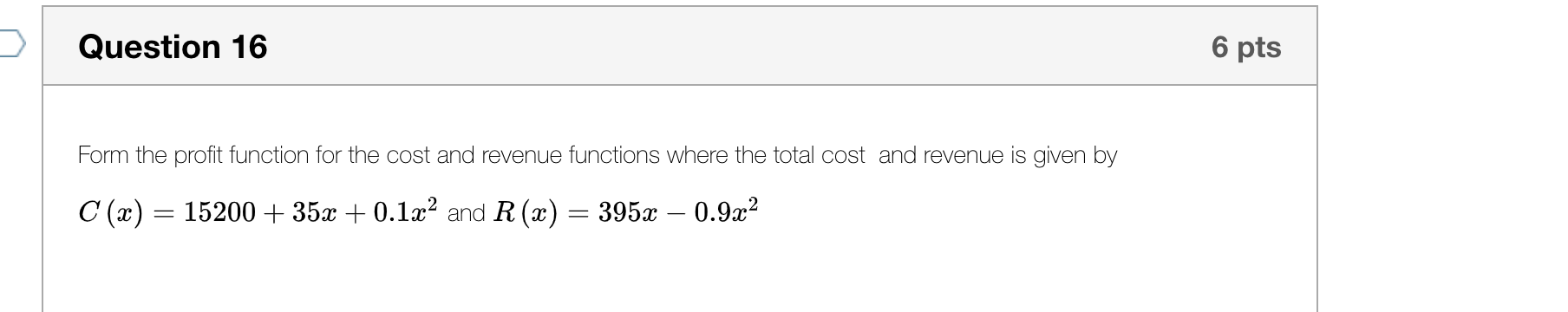 Question 11 10 pts Graph the rational function f