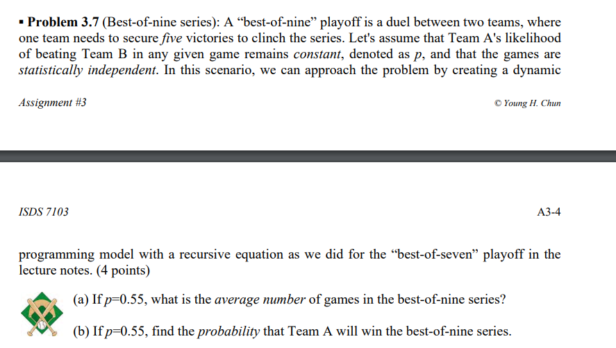 I need help with formulating the pictured problem