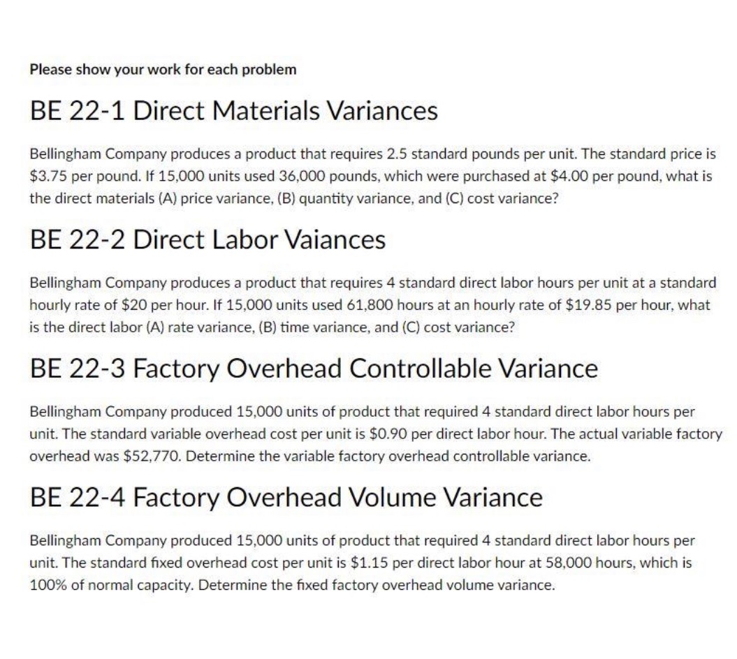 Acco 3520 7.1 tareaBE 22-1: Direct materials