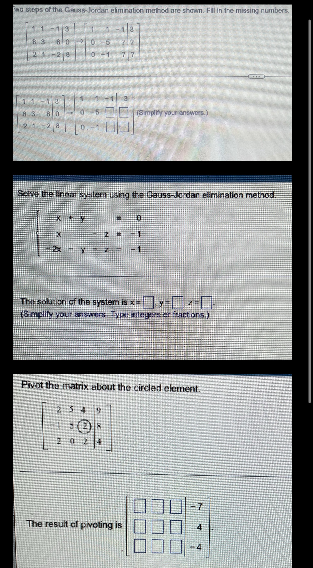 Please solve with steps wo steps of the