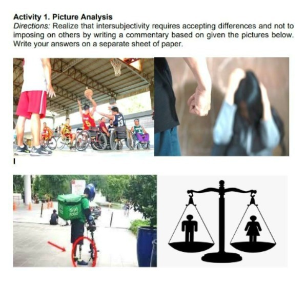 Activity 1. Picture Analysis Directions: Realize