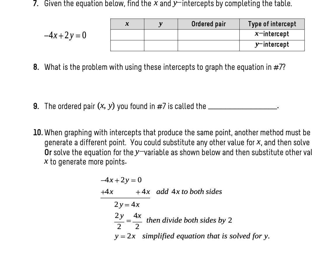 7. Given the equation below. find the X