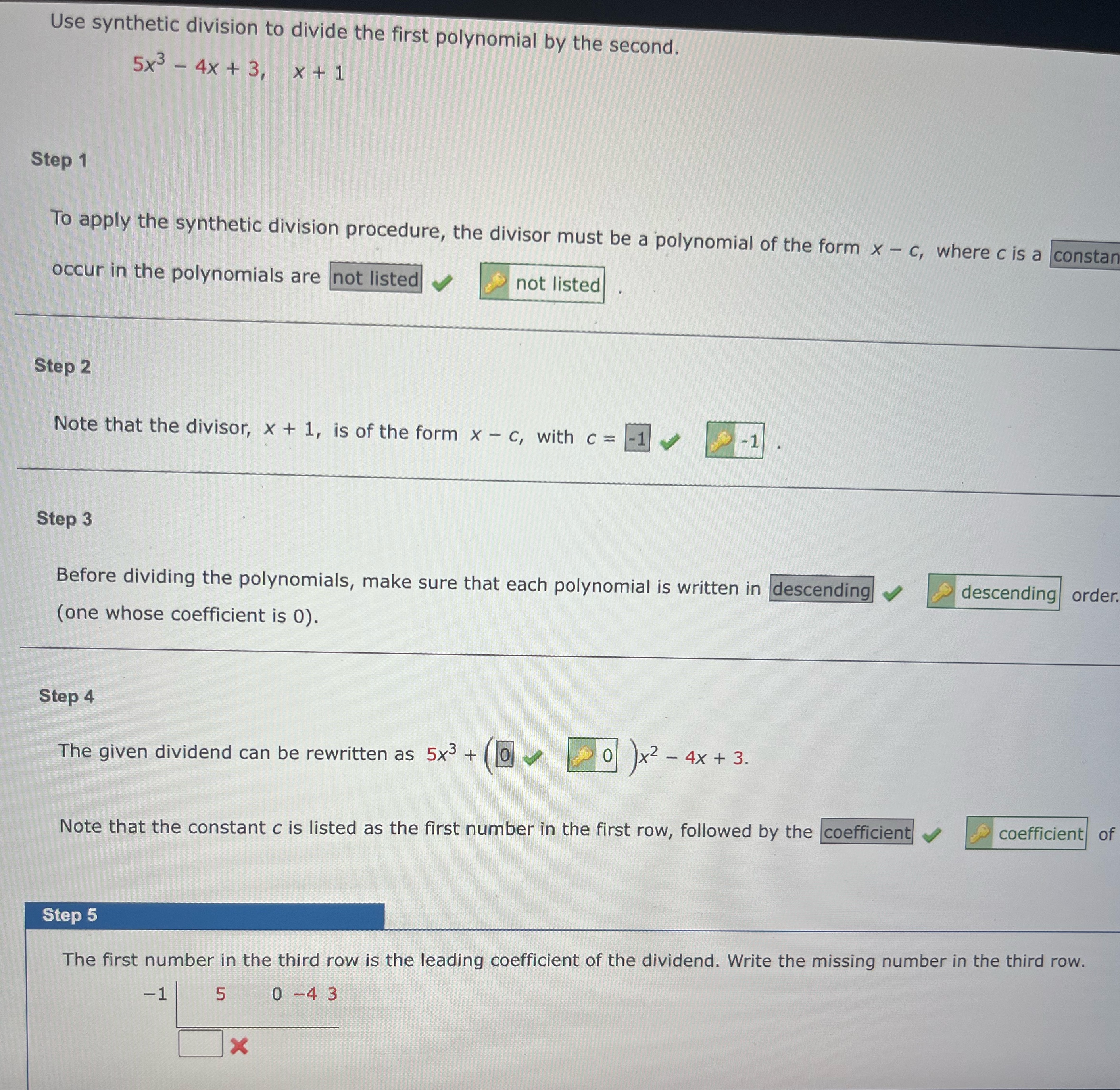 Need help on step five at the bottom, problem is