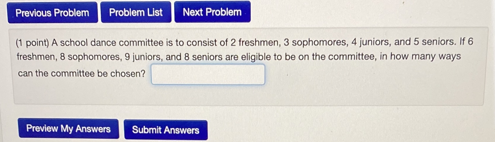 Previous Problem Problem List Next Problem (1