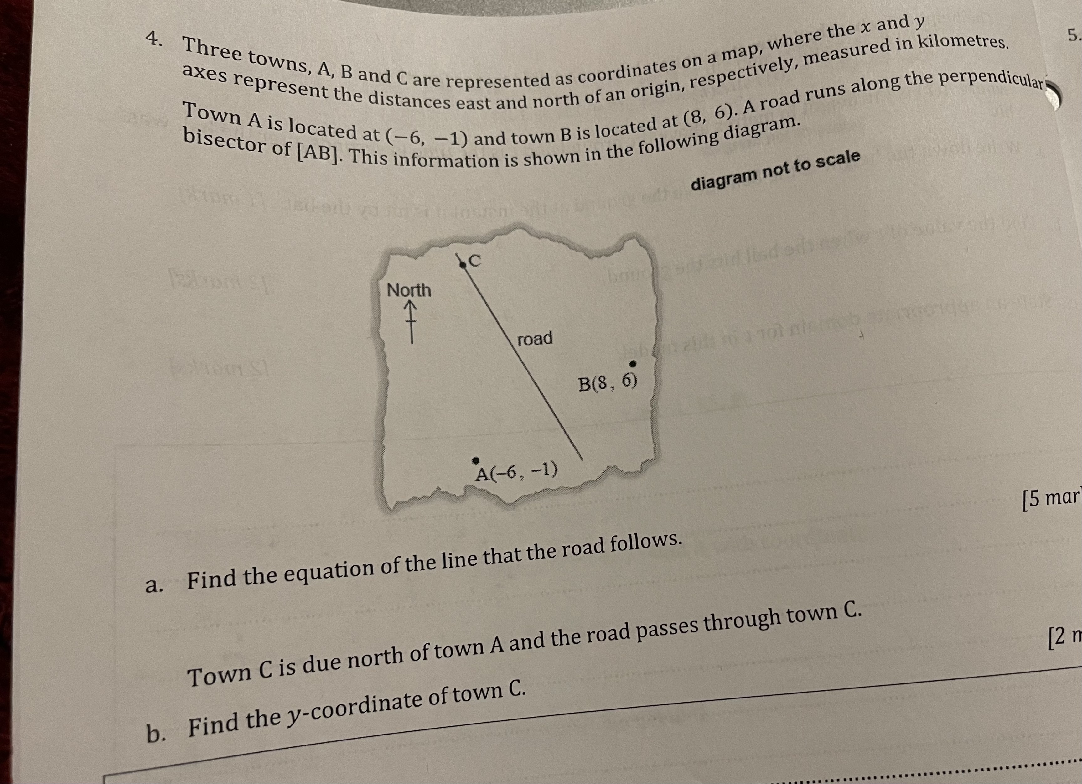 answer the questions and show work 1. The front