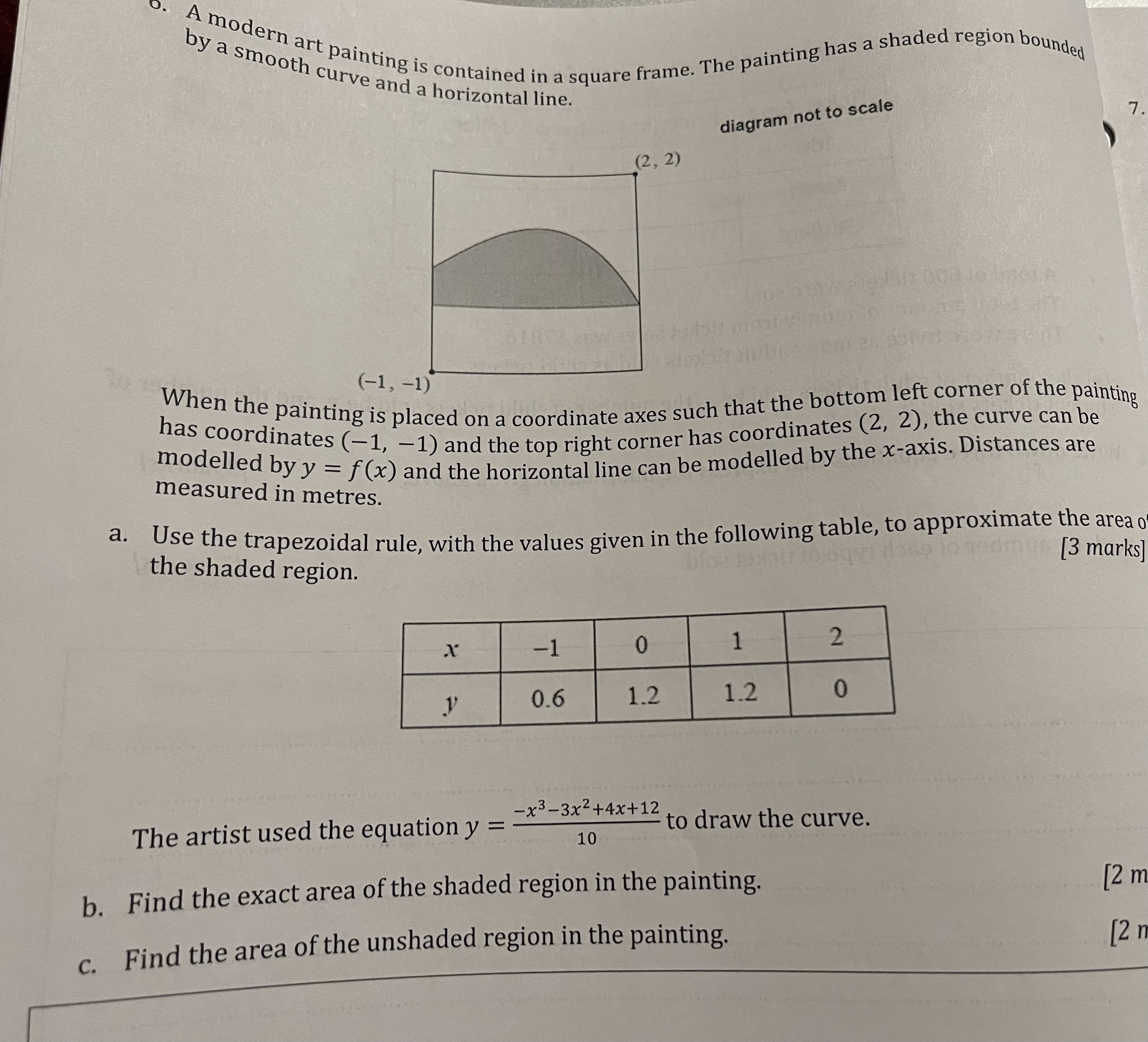 answer the questions and show work 1. The front