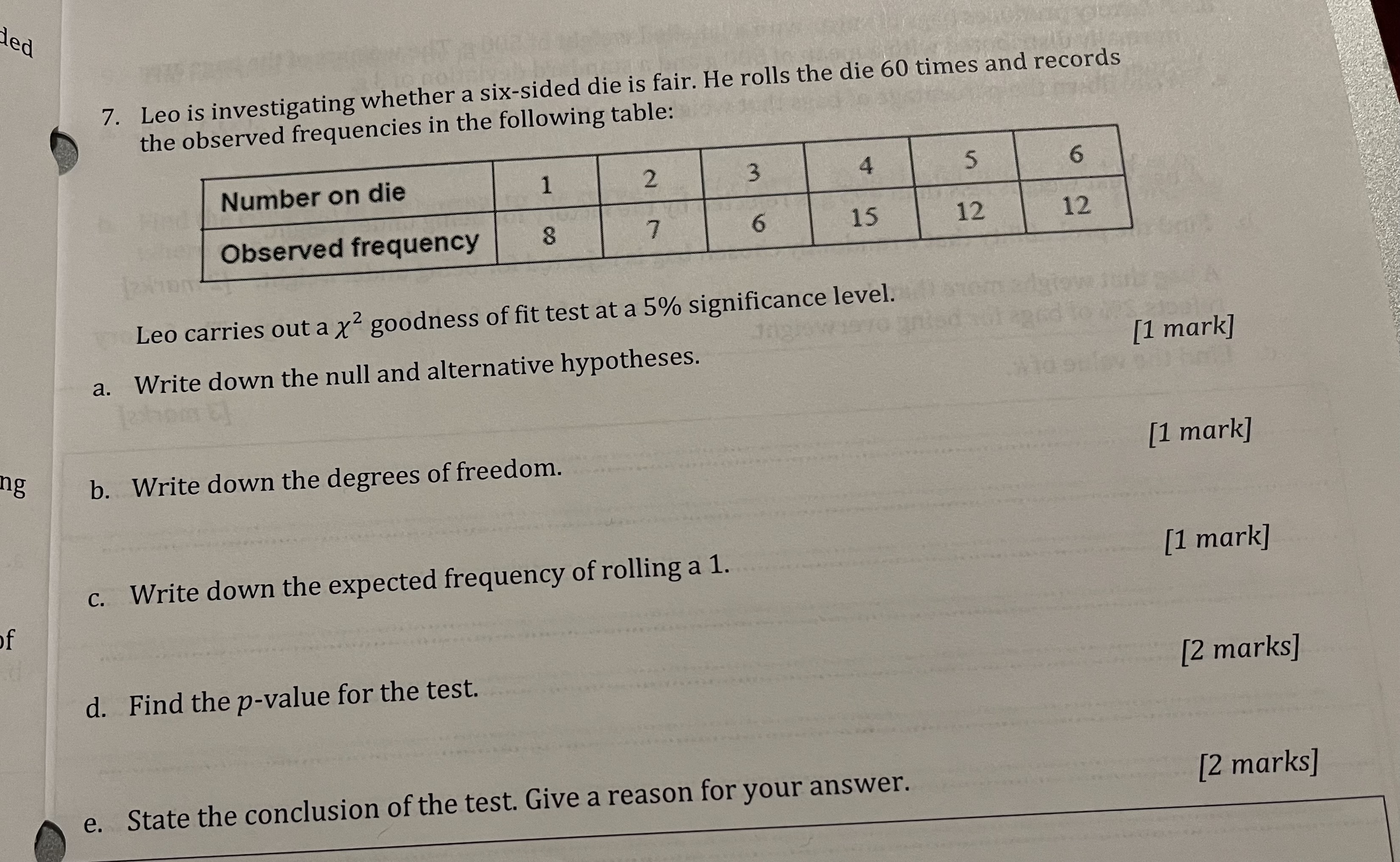 answer the questions and show work 1. The front