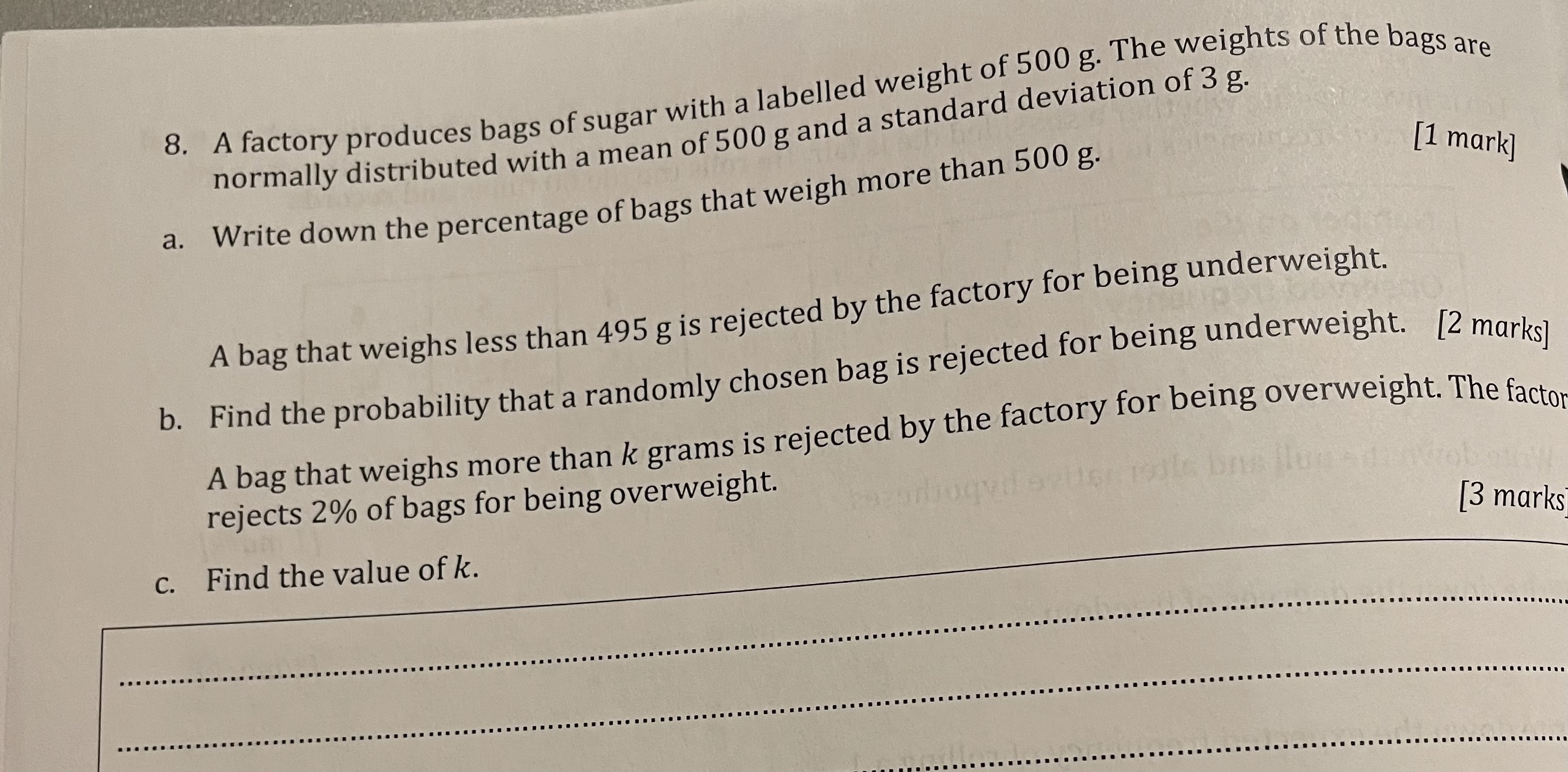 answer the questions and show work 1. The front