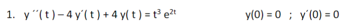 Instructions.-Solve the differential equations