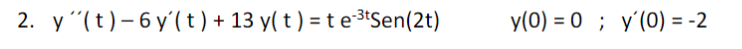 Instructions.-Solve the differential equations