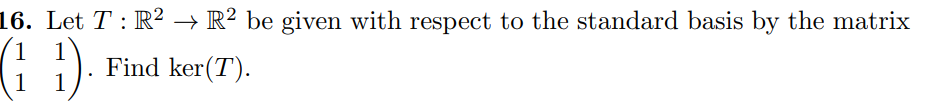 [6. Let T : R2  style=