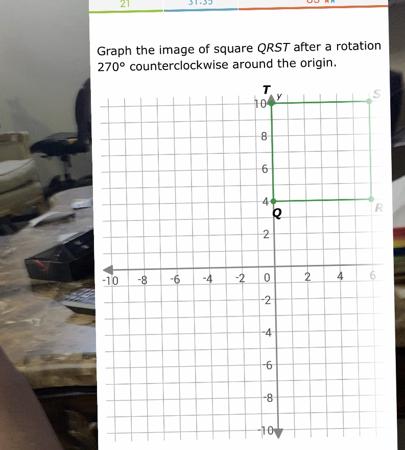Pls graph and give the new image point after a
