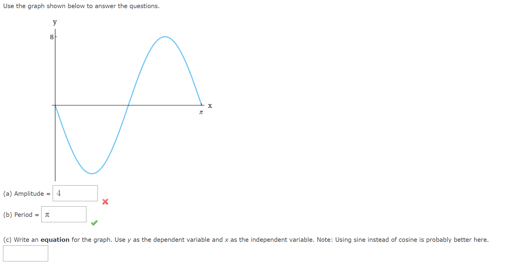 Use the graph shown below to answer the