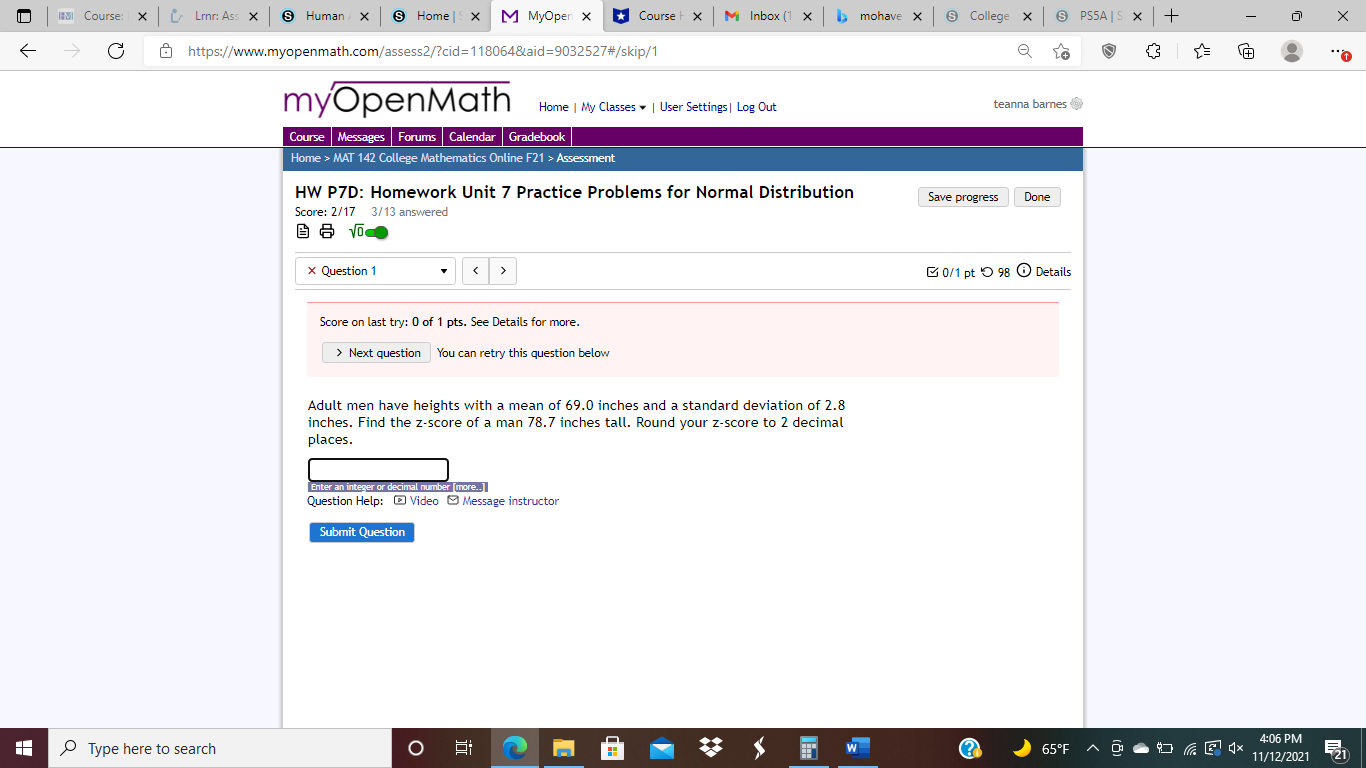 HM Course: | X | Linn: Ass X @ Human / x & Home |