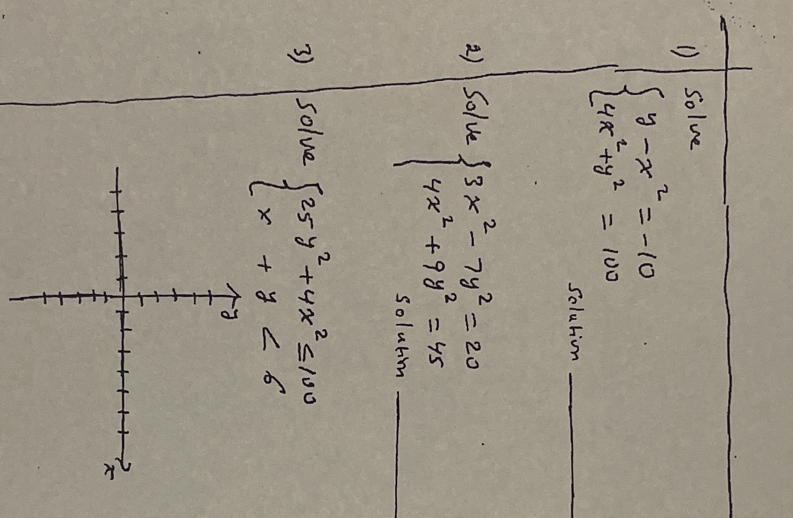 Hello can someone help me to solve this 3 math