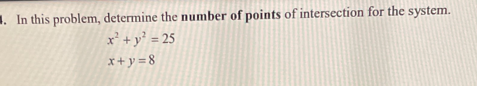 I. In this problem, determine the number of