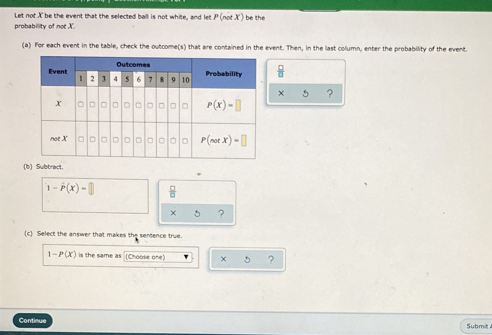 Ten balls numbered from 1-10 are placed in a bag