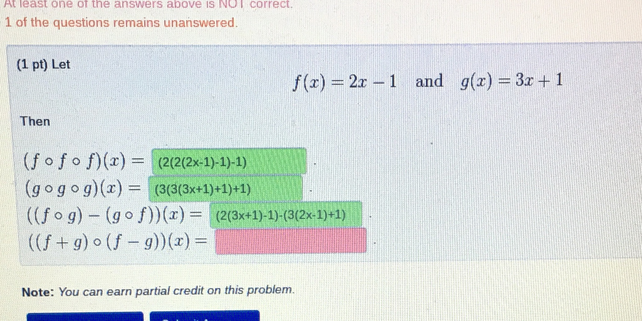 I need help with the last question please. At